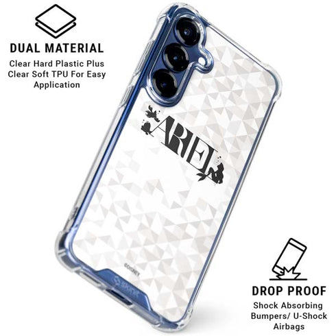 Disney Princess Ariel Chromatic Galaxy S25 Plus Clear Case