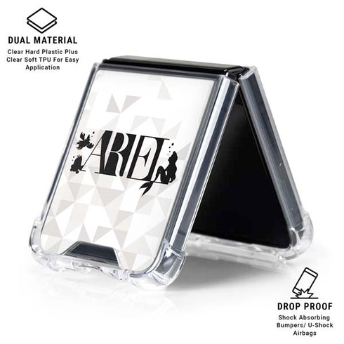 Disney Princess Ariel Chromatic Galaxy Z Flip6 Clear Case