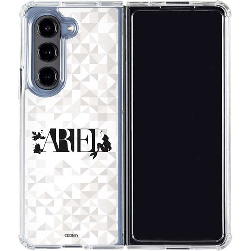 Disney Princess Ariel Chromatic Galaxy Z Fold5 5G Clear Case