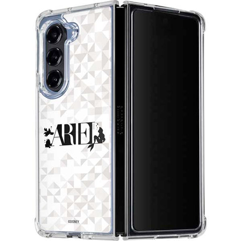 Disney Princess Ariel Chromatic Galaxy Z Fold5 5G Clear Case