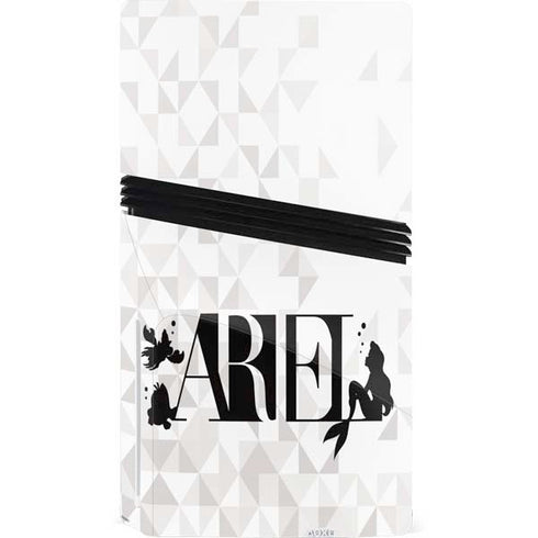 Disney Princess Ariel Chromatic PS5 Pro Disk Bundle Skin