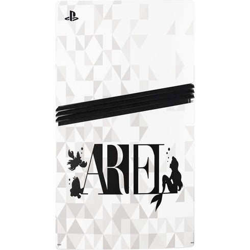 Disney Princess Ariel Chromatic PS5 Pro Disk Console Skin