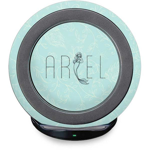 Disney The Little Mermaid Ariel Daydreamer Art Fast Charge Wireless Charging Stand Skin