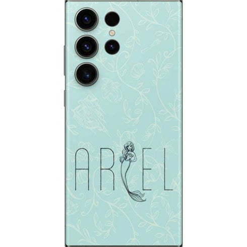 Disney The Little Mermaid Ariel Daydreamer Art Galaxy Skins