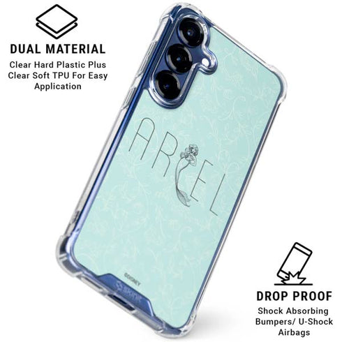 Disney The Little Mermaid Ariel Daydreamer Art Galaxy S25 Plus Clear Case