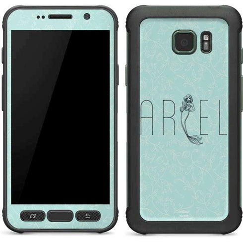 Disney The Little Mermaid Ariel Daydreamer Art Galaxy S7 Active Skin