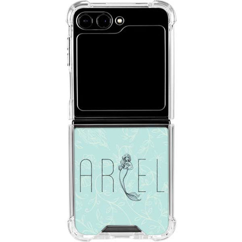 Disney The Little Mermaid Ariel Daydreamer Art Galaxy Z Flip6 Clear Case