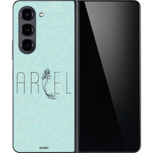 Disney The Little Mermaid Ariel Daydreamer Art Galaxy Z Fold5 5G Skin