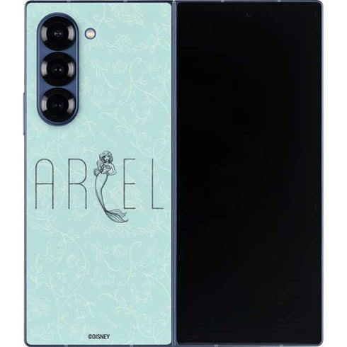 Disney The Little Mermaid Ariel Daydreamer Art Galaxy Z Fold6 Skin