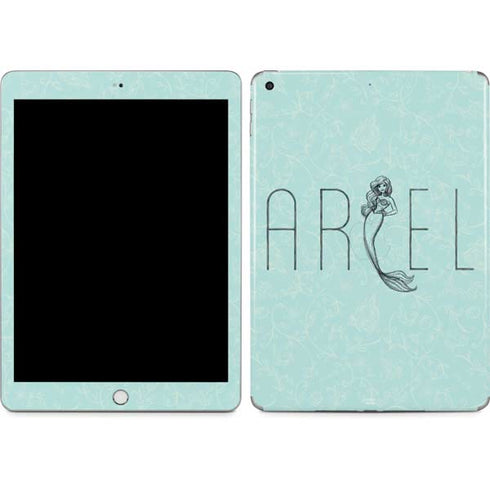 Disney The Little Mermaid Ariel Daydreamer Art Apple iPad Skin