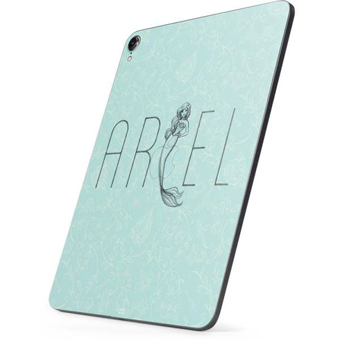 Disney The Little Mermaid Ariel Daydreamer Art Apple iPad Pro Skin