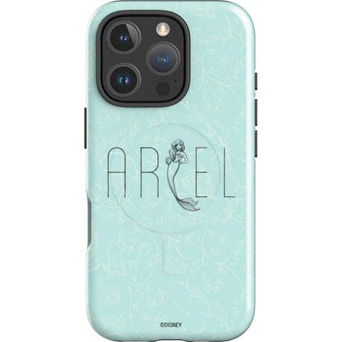 Disney The Little Mermaid Ariel Daydreamer Art iPhone 16 Pro Max Magsafe Impact Case