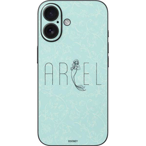 Disney The Little Mermaid Ariel Daydreamer Art iPhone 16 Skin
