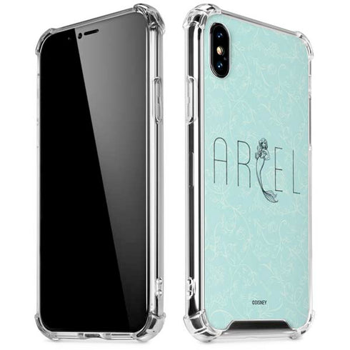 Disney The Little Mermaid Ariel Daydreamer Art iPhone X/XS Clear Case