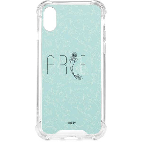 Disney The Little Mermaid Ariel Daydreamer Art iPhone XS Clear Case