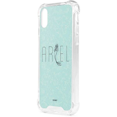 Disney The Little Mermaid Ariel Daydreamer Art iPhone XS Clear Case