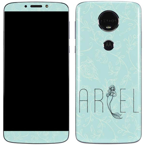 Disney The Little Mermaid Ariel Daydreamer Art Moto E5 Plus Skin