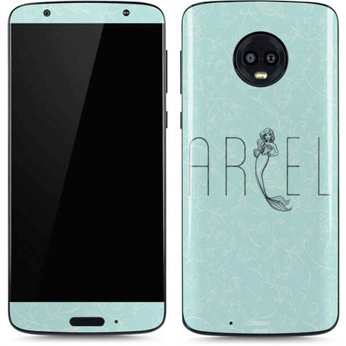 Disney The Little Mermaid Ariel Daydreamer Art Moto G6 Skin