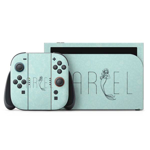Disney The Little Mermaid Ariel Daydreamer Art Nintendo Skins