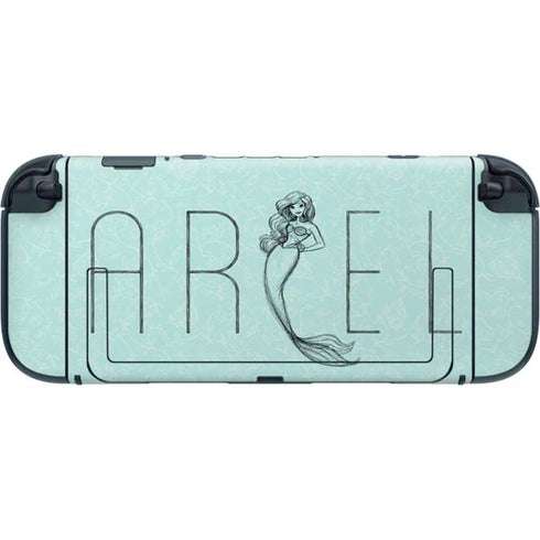 Disney The Little Mermaid Ariel Daydreamer Art Nintendo Switch 2 (2025) with Joy-Con Skin