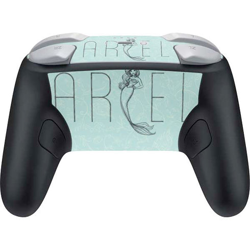 Disney The Little Mermaid Ariel Daydreamer Art Nintendo Switch 2 (2025) Pro Controller Skin