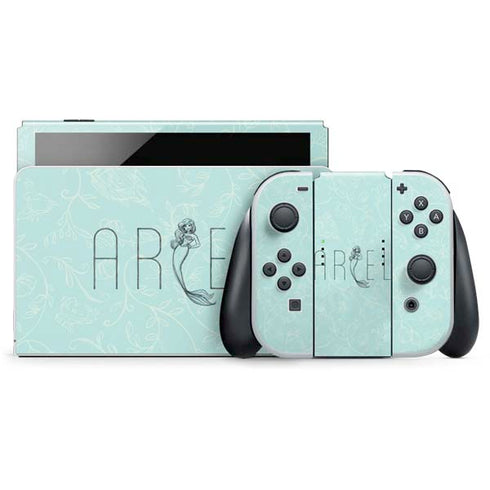 Disney The Little Mermaid Ariel Daydreamer Art Nintendo Skins
