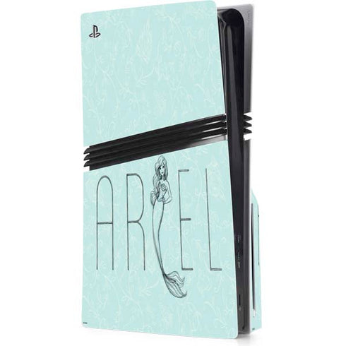 Disney The Little Mermaid Ariel Daydreamer Art PlayStation PS5 Skins