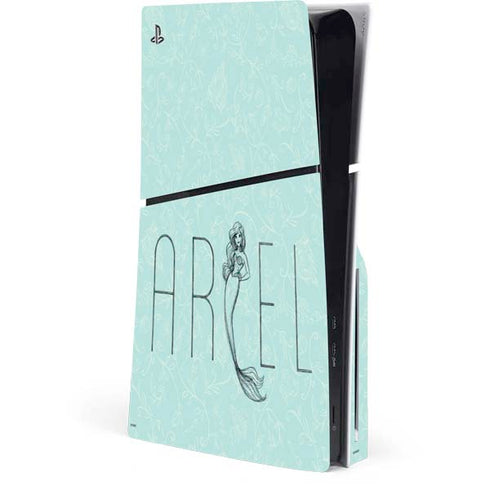 Disney The Little Mermaid Ariel Daydreamer Art PlayStation PS5 Skins
