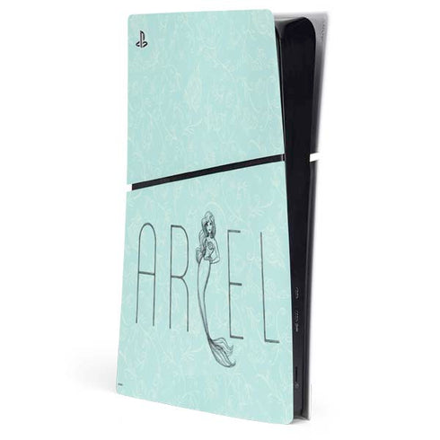 Disney The Little Mermaid Ariel Daydreamer Art PlayStation PS5 Skins