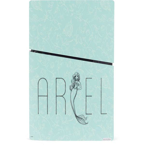 Disney The Little Mermaid Ariel Daydreamer Art PS5 Slim Digital Edition Console Skin