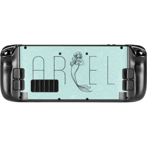 Disney The Little Mermaid Ariel Daydreamer Art Steam Deck Handheld Gaming Computer Skin