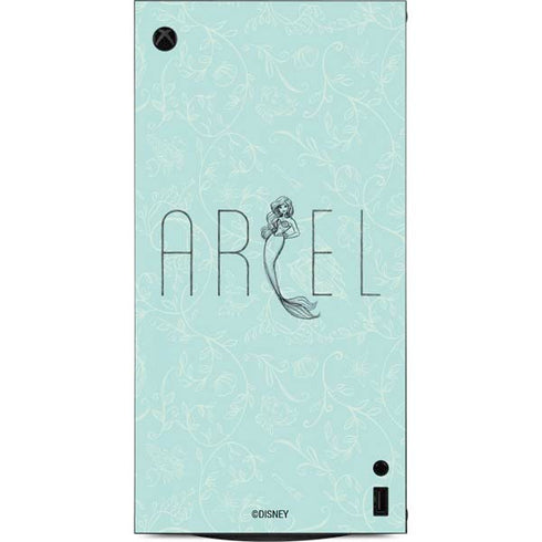 Disney The Little Mermaid Ariel Daydreamer Art XBox Series X Digital Edition Console Skin