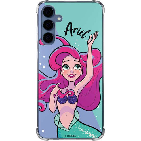 Disney Ariel Galaxy A55 5G Clear Case