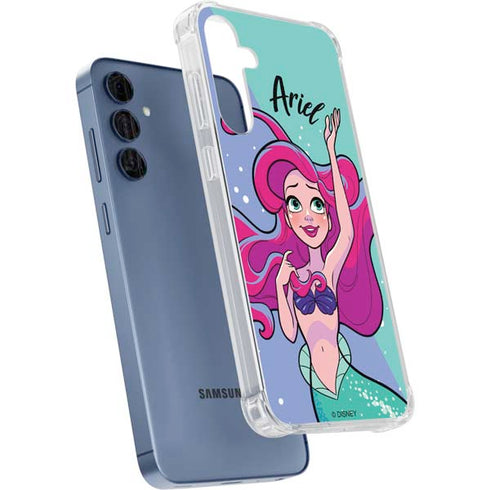 Disney Ariel Galaxy A55 5G Clear Case