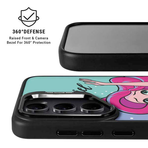 Disney Ariel Galaxy S25 Plus Kickstand Case