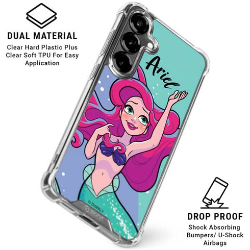 Disney Ariel Galaxy S26 Clear Case