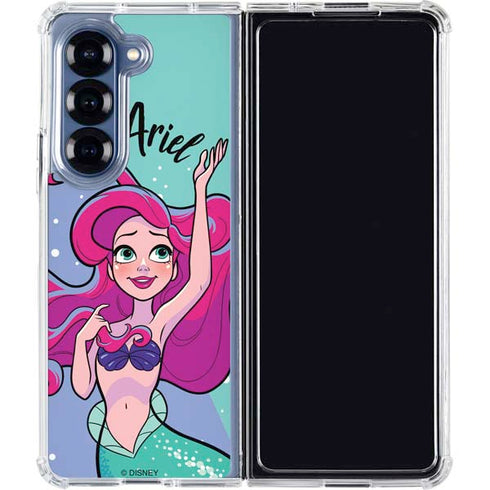 Disney Ariel Galaxy Z Fold6 Clear Case