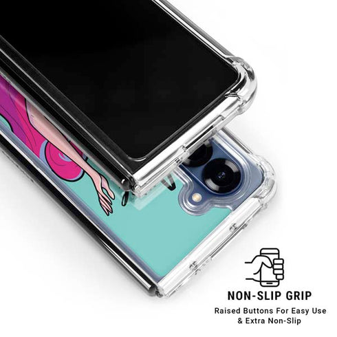 Disney Ariel Galaxy Z Fold6 Clear Case