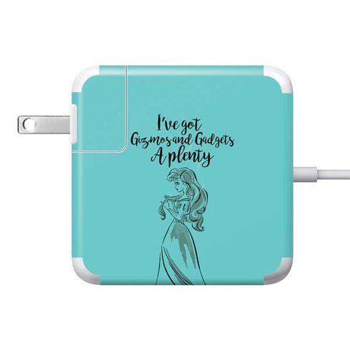 Disney Princess Ariel Gizmos and Gadgets Art 85W Power Adapter (15 and 17 inch MacBook Pro Charger) Skin
