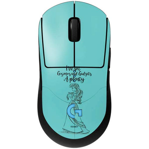 Disney Princess Ariel Gizmos and Gadgets Art G Pro Wireless Gaming Mouse Skin