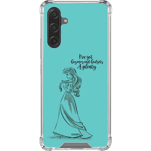 Disney Princess Ariel Gizmos and Gadgets Art Galaxy A17 Clear Case