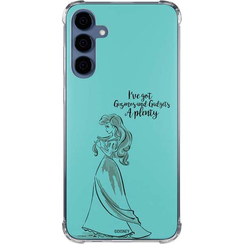 Disney Princess Ariel Gizmos and Gadgets Art Galaxy A35 5G Clear Case
