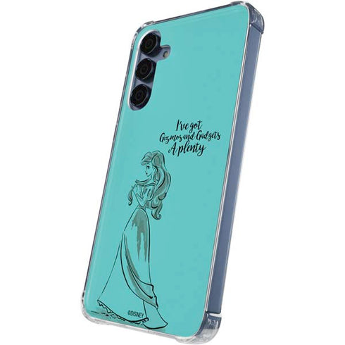 Disney Princess Ariel Gizmos and Gadgets Art Galaxy A35 5G Clear Case