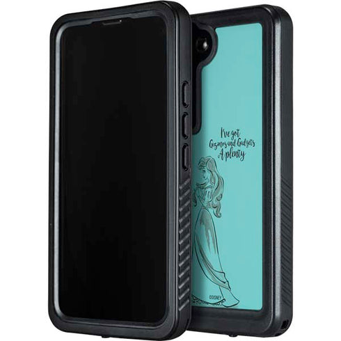 Disney Princess Ariel Gizmos and Gadgets Art Galaxy S24 Plus Waterproof Case