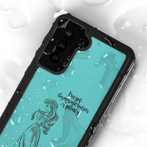 Disney Princess Ariel Gizmos and Gadgets Art Galaxy S24 Waterproof Case