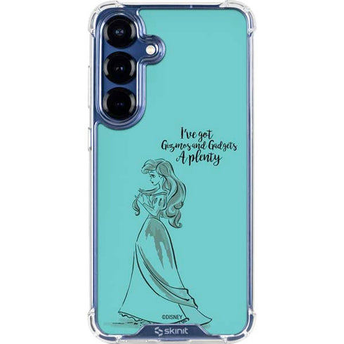 Disney Princess Ariel Gizmos and Gadgets Art Galaxy S25 Clear Case