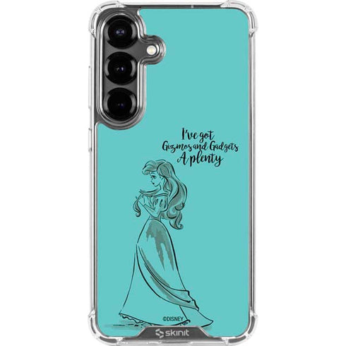 Disney Princess Ariel Gizmos and Gadgets Art Galaxy S26 Clear Case