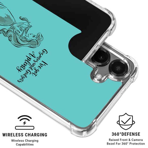 Disney Princess Ariel Gizmos and Gadgets Art Galaxy S26 Clear Case