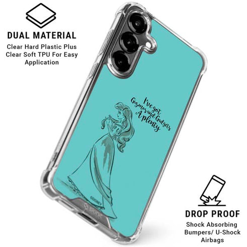 Disney Princess Ariel Gizmos and Gadgets Art Galaxy S26 Plus Clear Case