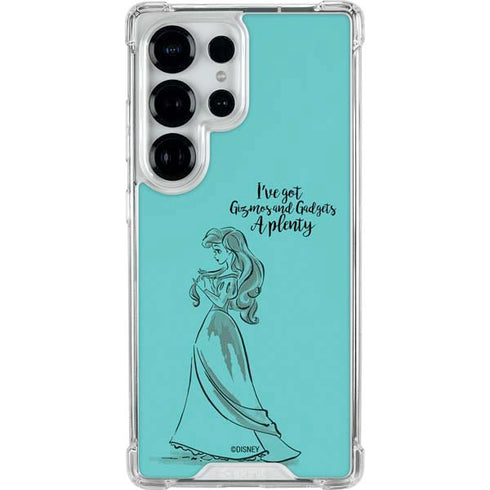 Disney Princess Ariel Gizmos and Gadgets Art Galaxy S26 Ultra Clear Case